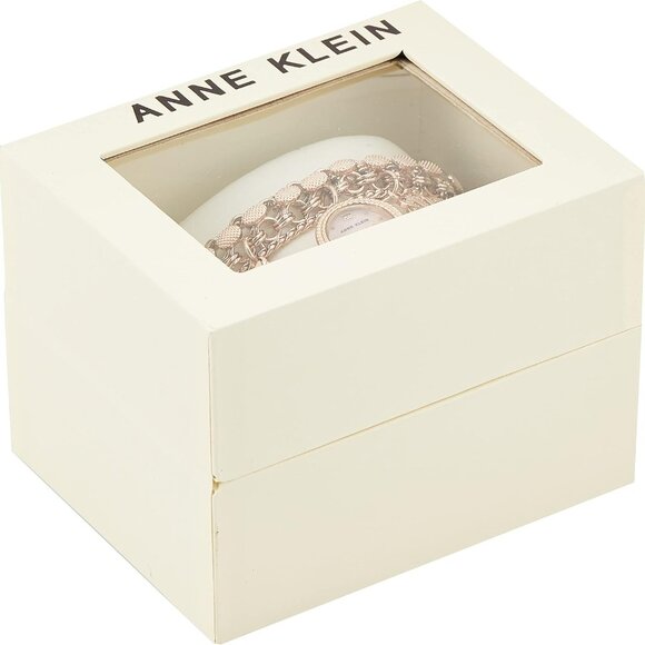 Women's Premium Crystal Accented Charm Bracelet Watch - Picture 5 of 5